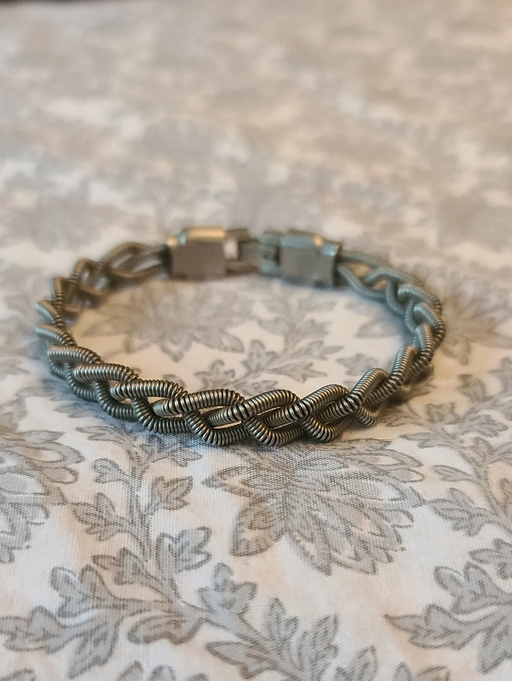 Braided Stainless Steel Men’s Bracelet - Silver